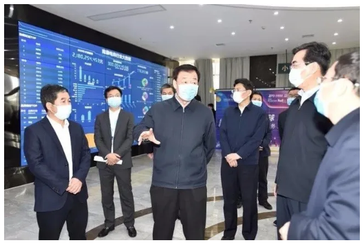 江西省委書記劉奇調(diào)研南康匯有美智能共享涂裝中心